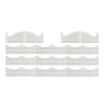 BUSCH Mod&eacute;lisme HO : Accessoires de d&eacute;cor : Cl&ocirc;tures et portails 