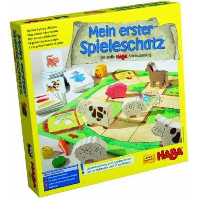 HABA MON PREMIER TR&Eacute;SOR DE JEUX LA GRANDE S&Eacute;LECTION DE JEUX  