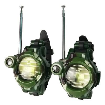 GENERIQUE Montre Talkie Walkie pour les Enfants de Deux Voies &agrave; Long Terme Montre L'&Eacute;metteur-R&eacute;cepteur Radio 7 en 1 Wj256 