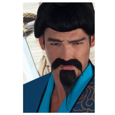 GENERIQUE Boland 01800 - Moustache et barbe Samoura&iuml;, taille unique, noir