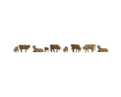 NOCH N figurines vaches, marron  38216 1 set