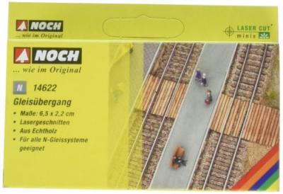 NOCH  - 14622 - Mod&eacute;lisme Ferroviaire - Passage De Voies - 6,5 X 2,2 Cm - Laser-Cut Minis