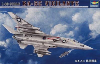 TRUMPETER Maquette avion  RA-5C VIGILANTE- 1/48 - Maquette d'avion