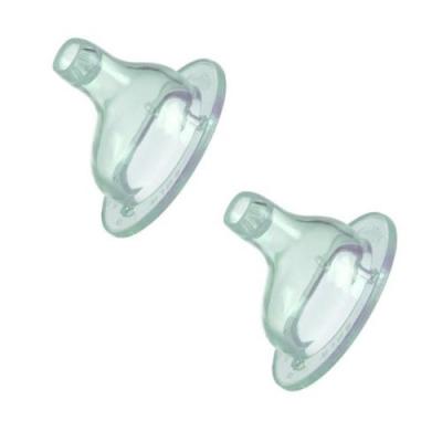 NUBY lot 2 becs de rechange silicone 6m+ 