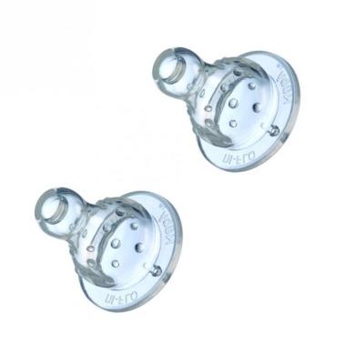 NUBY  lot 2 t&eacute;tines silicone col standard 4m+ 