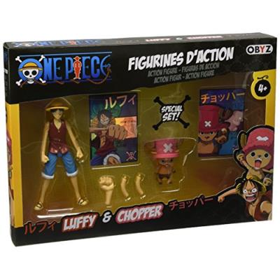  Figurines one piece : luffy et chopper