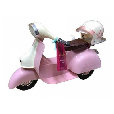  Scooter pour poup&eacute;e Rose et Blanc Our Generation