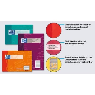 OXFORD  Notenheft, Din A4, 8 Blatt, Ohne Hilfslinien