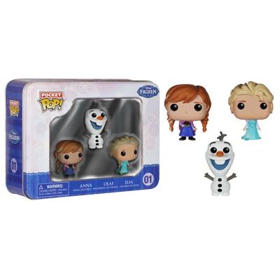 FUNKO Figurine La Reine Des Neiges (Frozen) - Pocket Pop Tin Box 3-Pack