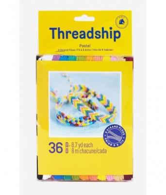 DMC Pack de 36 echevettes 6 brins Couleurs pastels