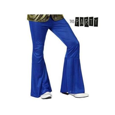 TH3 PARTY Pantalon pour Adulte Disco Bleu (Taille XS/S)