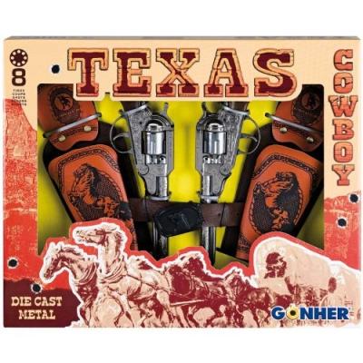 PARTNER JOUET Cof Revolver 8 Coups Texas Gonher Ets.mazel Gor234 0