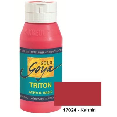KREUL Peinture acrylique solo goya triton, rouge carmin,  17024 