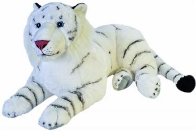 WILD REPUBLIC Peluche Ck Jumbo Tigre De 76 Cm Blanc