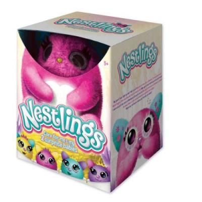 GOLIATH Peluche interactive - Nestlings - Rose