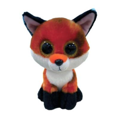 TY  - Beanie Boo's - Peluche Meadow le Renard 15 cm, Tricolore, 36379
