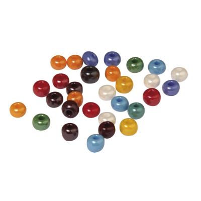 RAYHER Perle en verre - Grand trou - &Oslash; 5,4 mm - Assortiment 