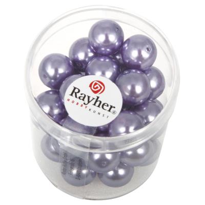 RAYHER  14403308 Renaissance Perles en verre cir&eacute;, &oslash; 10 mm