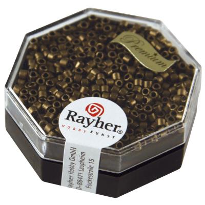 MIYUKI Perle  Delica 10/0 - M&eacute;tallic d&eacute;poli topaze fum&eacute; -  