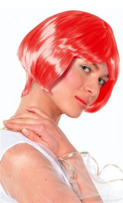 CESAR Perruque Crazy Rouge Eco 
