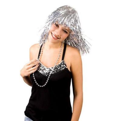 GENERIQUE Boland - Perruque - Couleur m&eacute;tallique One Size argent