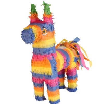 pi&ntilde;ata &agrave; casser &acirc;ne multicolore 28.6x54.5x13cm 