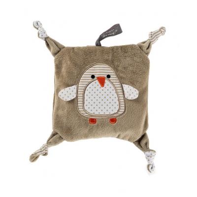 FASHY Soframar Bouillotte  Little Stars Pingouin Carr&eacute; D&eacute;houssable