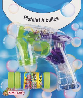 KIM PLAY Jeux d'ext&eacute;rieur bulles de savon pistolet automatique Kim'Play