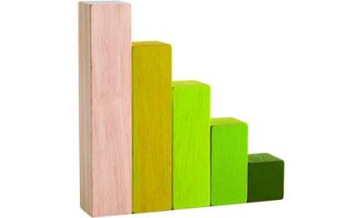 PLAN TOYS Plantoys - Jouets en bois Blocs 'Grandeur volumes' &agrave; Ordonner
