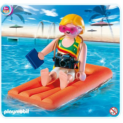 Playmobil Special Plus 4681 - Touriste Avec Matelas Pneumatique