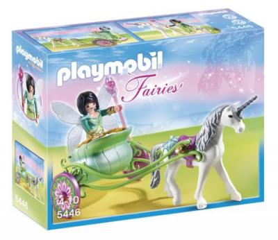 Playmobil - 5446 - Figurine - Fée Papillon avec Calèche Et Licorne