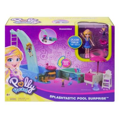 POLLY POCKET Playset  La Piscine Toboggan 