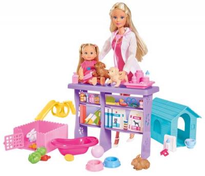 SMOBY Playset Simba Steffi Love V&eacute;t&eacute;rinaire