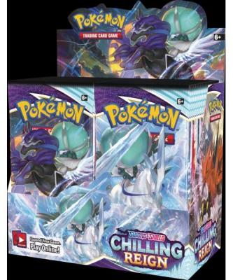 GENERIQUE Booster Pok&eacute;mon Sword And Shield Eb06 Chilling Reign Brand New English