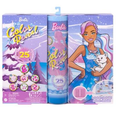 BARBIE  - Calendrier de l'Avent - Accessoire poup&eacute;e - 3 ans et + 