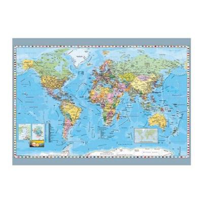 Dino Toys 532489 puzzle Monde carte politique jouet