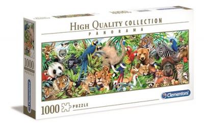 CLEMENTONI Puzzle 1000 pi&egrave;ces  Panorama Wildlife 