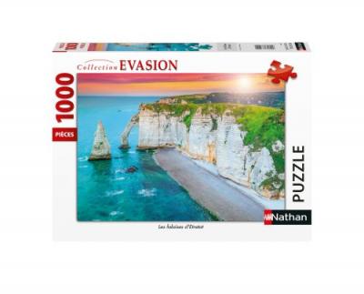 NATHAN Puzzle 1000 pi&egrave;ces  Les falaises d'Etretat 