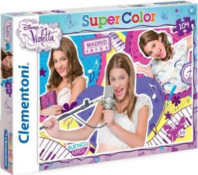 CLEMENTONI Puzzle 104 pi&egrave;ces disney violetta -  
