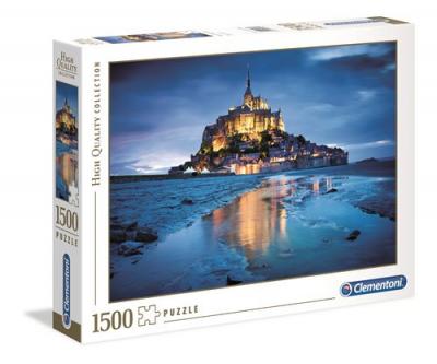 CLEMENTONI Puzzle 1500 pi&egrave;ces  High Quality Le Mont Saint-Michel