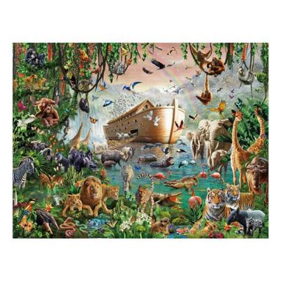  Puzzle 2000 pi&egrave;ces monde animal pour enfants et adultes - Multicolore 