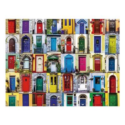  Puzzle 2000 pi&egrave;ces porte pour enfants et adultes - Multicolore 