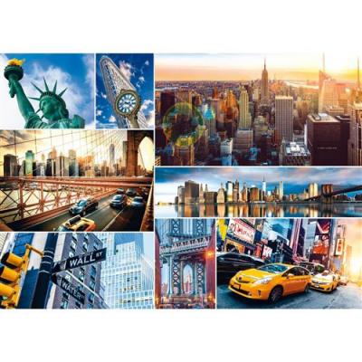 TREFL Puzzle 4000 Pi&egrave;ces : Collage - New York, 
