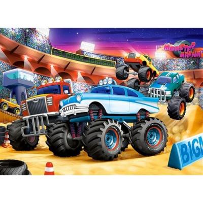  Castorland Monster Truck Show, Puzzle 70 pi&egrave;ces - - Puzzle