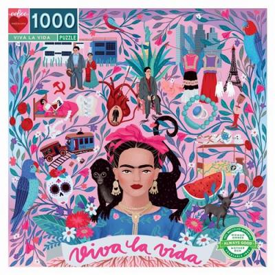 EEBOO Puzzle carton adulte 1000 pieces VIVA LA VIDA Carton Multicolore