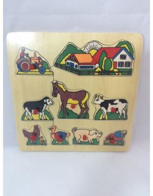 EASYKADO Puzzle En Bois 19x19 Cm Multicolore 
