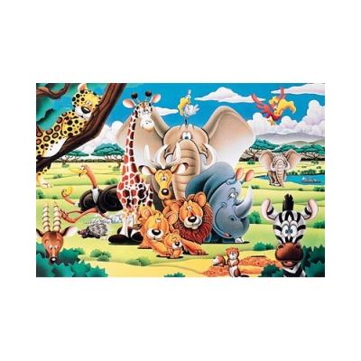 INFACTORY Puzzle phosphorescent ''Animaux de La Savane'' 500 pi&egrave;ces