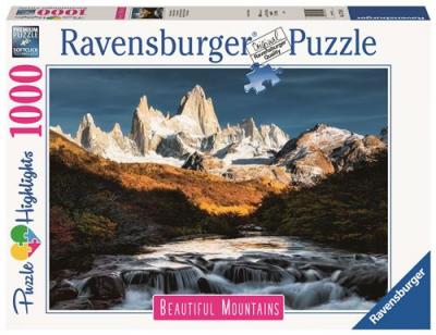 RAVENSBURGER Puzzle  Le Fitz Roy Patagonie 1000 pi&egrave;ces