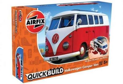 AIRFIX Quickbuild Vw Camper Van - Rouge - Maquette De Camion  J6017-