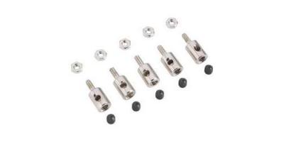 REELY Raccord de tringlerie pour fils, c&acirc;bles Bowden, barres de pouss&eacute;e avec max. &Oslash; 2 mm